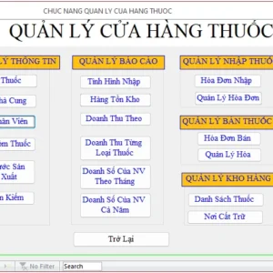 BH6 access quan ly cua hang ban thuoc