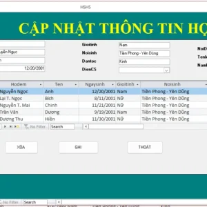 HS8 Quan Ly Hoc Sinh THCS 2