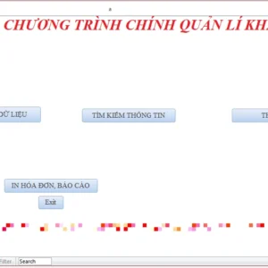 Alternative view of Đồ án Access Quản Lý Quản Lý Khách Sạn - Mẫu 3 KS3